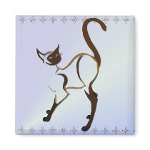 Siamese Kitty Magnet