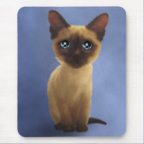 Siamese kitty mousepad mousepads