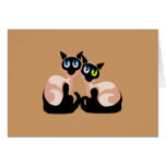 Siamese Love Greeting Cards