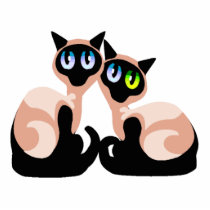 Siamese Love Cut Outs