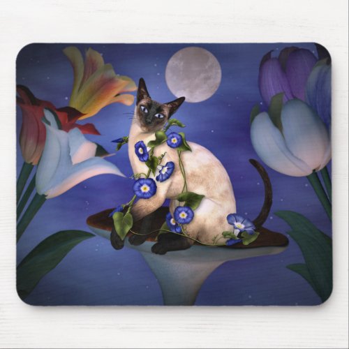 Siamese Moonlight mousepad