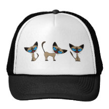 Siamese Times Three Mesh Hats