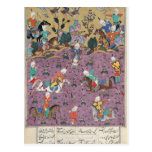 Siavosh Playing Polo with Afrasiab Postcard