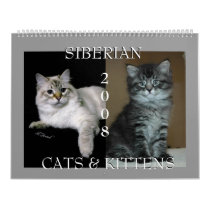 Siberian Cats Calendar 2008