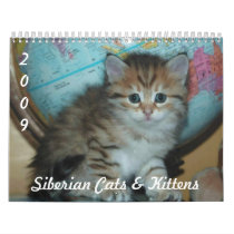 Siberian CATS Calendar 2009 calendars