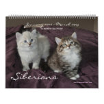 Siberian Cats Kittens 2012 - 2013 Calendar