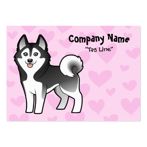 Siberian Husky / Alaskan Malamute Love Business Cards