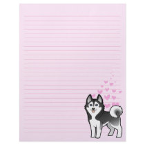 Siberian Husky / Alaskan Malamute Love Letterhead Template