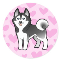 Siberian Husky / Alaskan Malamute Love Sticker