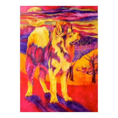 Siberian Husky Animal Lovers Canvas Print