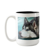 Siberian Husky Art Mug mug