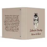 Siberian Husky Binder