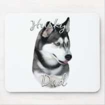 Siberian Husky (blk) Dad 2 mousepads by GreyWolfCreation Siberian Husky (blk) Dad 2 mousepads