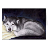 Siberian Husky card