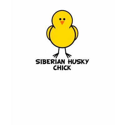 Siberian Husky Chick T Shirts by chicktshirts8