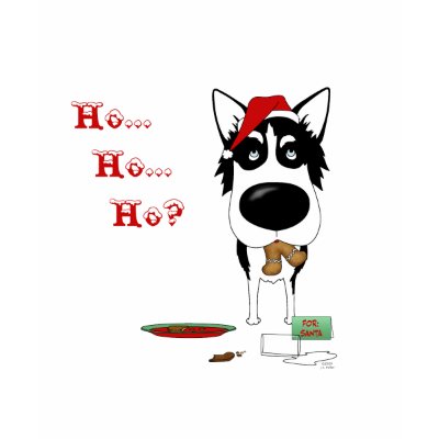 Siberian Husky Christmas shirt