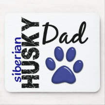 Siberian Husky Dad 2 Mouse Pads