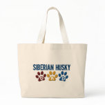 SIBERIAN HUSKY  Dad Paw Print 1 bags