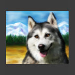 Siberian Husky Dog Art - Solar Shirts