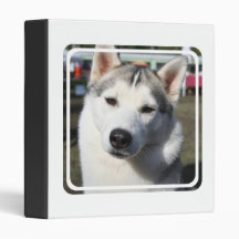 Siberian Husky Dog Photo Binder