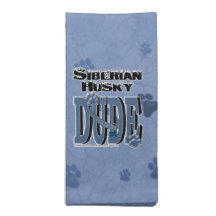 Siberian Husky DUDE Napkins
