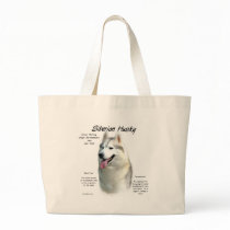Siberian Husky History Design Canvas Bag