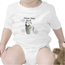 Siberian Husky History Design t-shirts