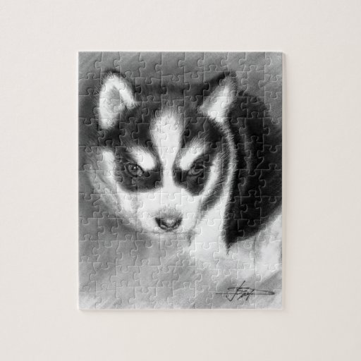 Siberian husky jigsaw puzzle Zazzle