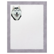 Siberian Husky letterhead