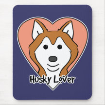 Siberian Husky Lover Mousepads