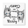 Siberian Husky Lovers Dishwasher Magnet