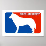 Siberian Husky Major League Dog Print