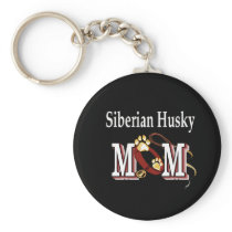 Siberian Husky MOM Gifts Key Chains