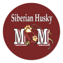 Siberian Husky MOM Gifts stickers by DogsByDezign Siberian Husky MOM Gifts stickers