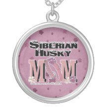 Siberian Husky MOM Necklace