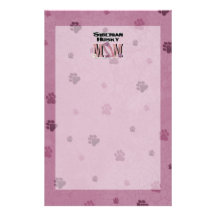 Siberian Husky MOM Personalized Stationery
