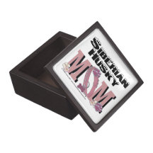 Siberian Husky MOM Premium Keepsake Box