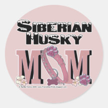 Siberian Husky MOM Sticker