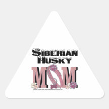 Siberian Husky MOM Stickers