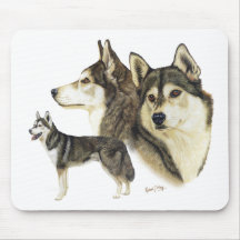 Siberian Husky Mousepad