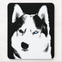 Siberian Husky Mousepad Gifts Malamute Sled Dogs mousepads