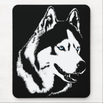 Siberian Husky Mousepad Gifts Malamute Sled Dogs mousepads