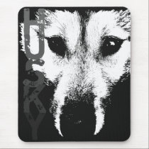 Siberian Husky Mousepad Gifts Malamute Wolf Dogs mousepads