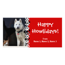 Siberian Husky Photo Personalized Photo Card