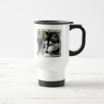 Siberian Husky Profile Travel Mug