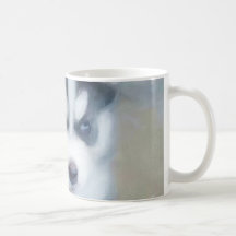 Siberian Husky puppy art Coffee Mugs