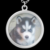 Siberian Husky Puppy Necklace necklaces