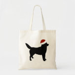 Siberian Husky Santa Hat Bag