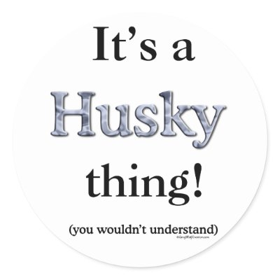Siberian Husky Thing stickers