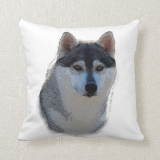 siberian husky pillow